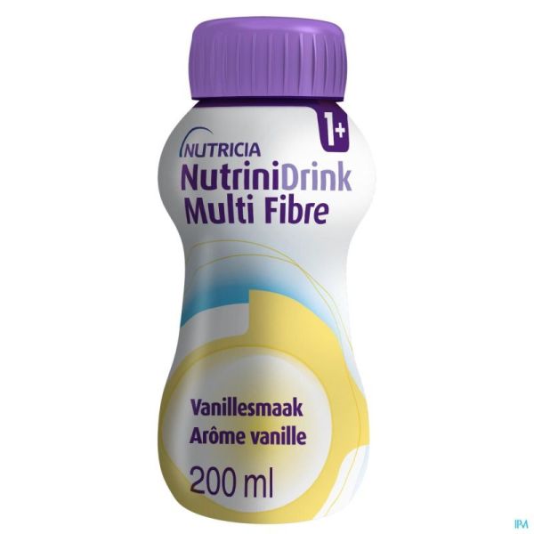 Nutrinidrink Multi Fibre Vanille 200 Ml