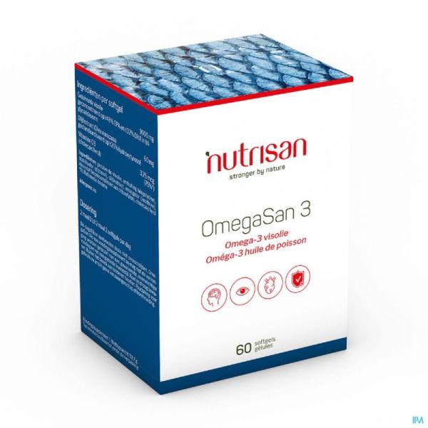Omegasan 3  Softgels 60 Nutrisan