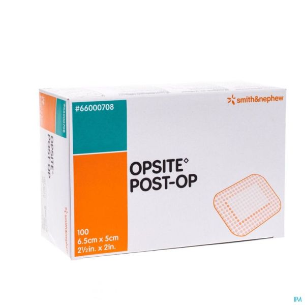 Op-site Post-op 6,5x5cm 66000708 100 Pièce