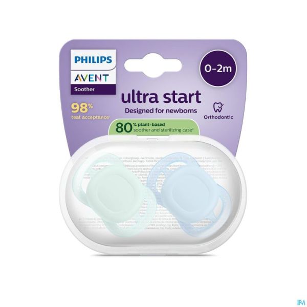 Philips Avent Sucette +0m Start Mix Solide 2