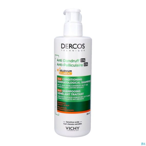 Dercos Shampooing Antipelliculaire 2-in-1 390ml
