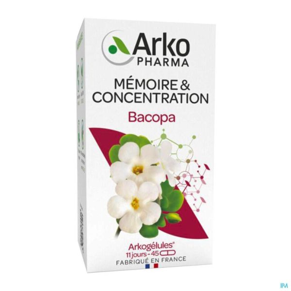 Arkogelules Bacopa 45 Gélules