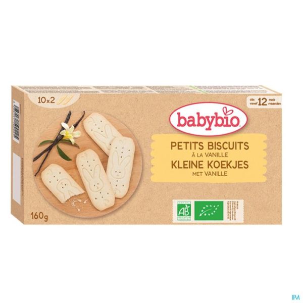 Babybio Biscuits Bebe Vanille +12m 160g