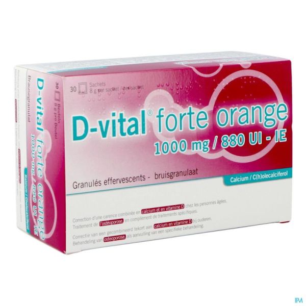 D-vital Forte 1000/880 30 Sachets