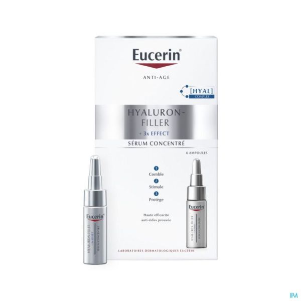 Eucerin Hyaluron-filler 3x Effect Sérum Concentré 6x5ml
