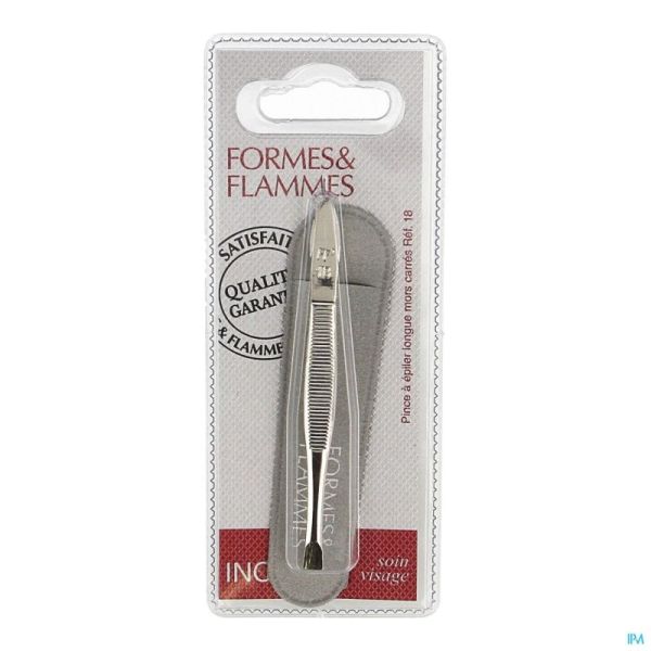 Formes&flammes 18 Pince Epil Longue Carree