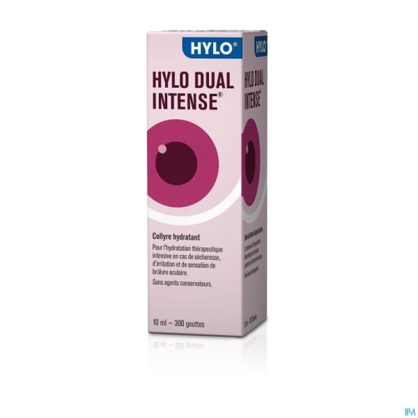 Hylo Dual Intense Gouttes Oculaires 10ml