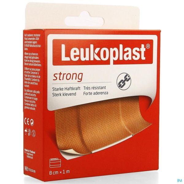 Leukoplast Strong 8cmx1m 73220-09 1 Pièce