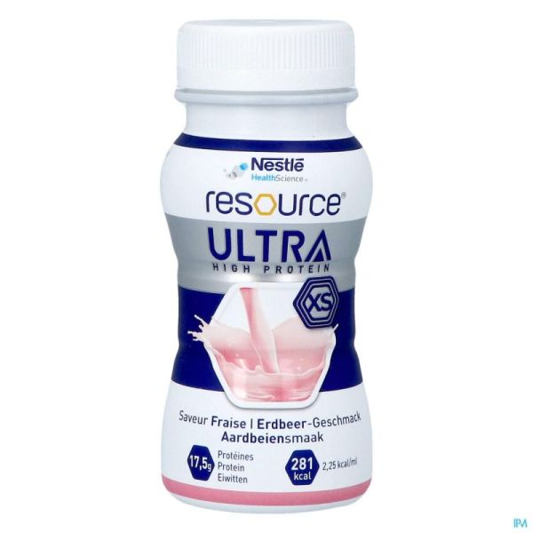 Resource Ultra Fraise 4x125ml