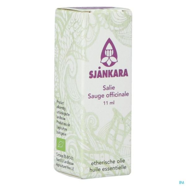 Sjankara Sauge Officinale Huile Essentielle. Bio 11ml