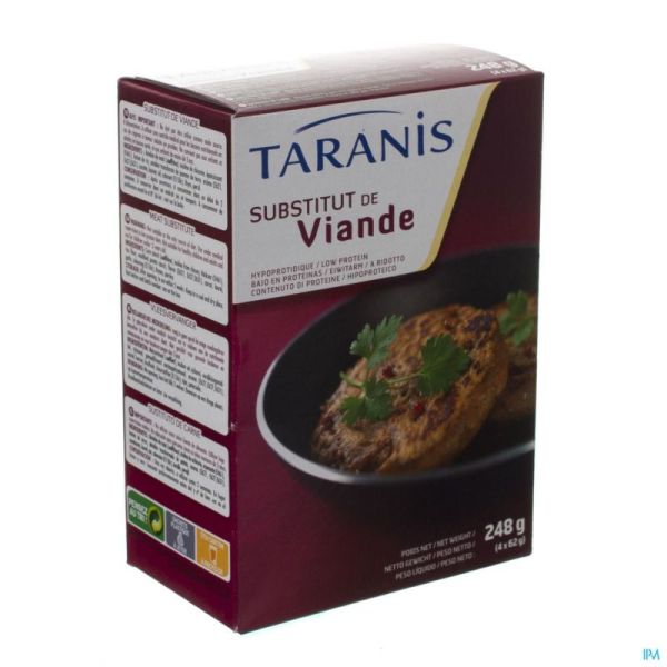 Taranis Substitut Viande 4x62 G