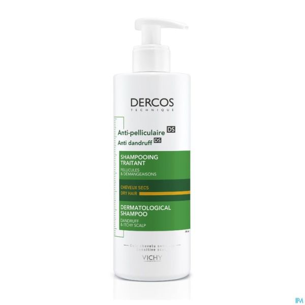 Vichy Dercos Shampoing AntiPelliculaire Ds Secs 390ml