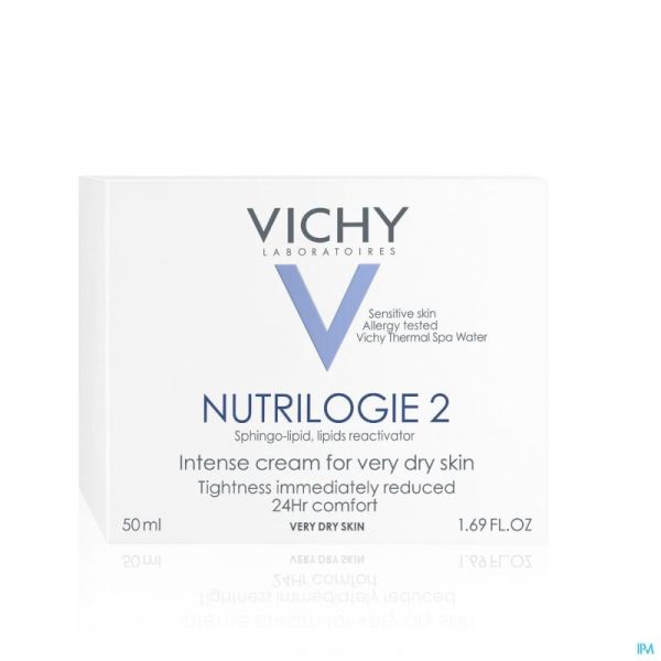 Vichy Nutrilogie 2 Visage Peaux  Sèches 50 Ml