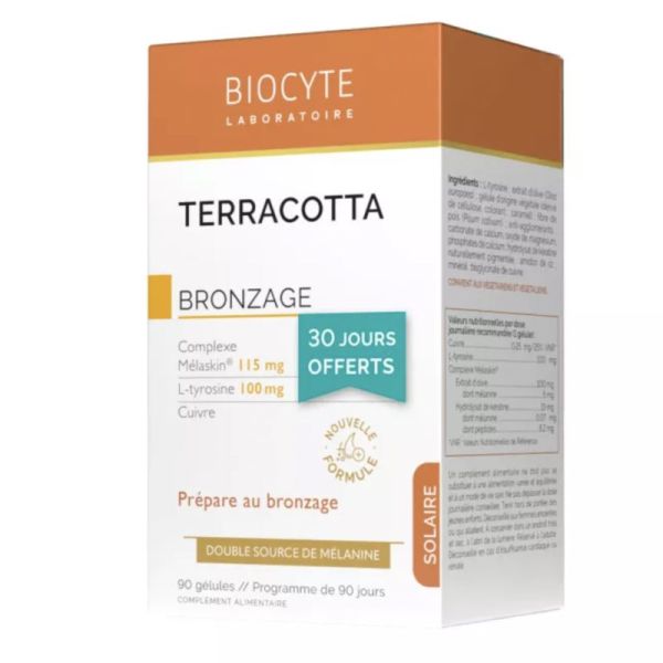 Biocyte Terracotta Cocktail Solaire Comprimés 90