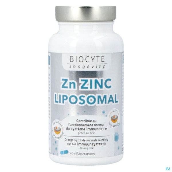 Biocyte Zinc Lipsome Gélules 60