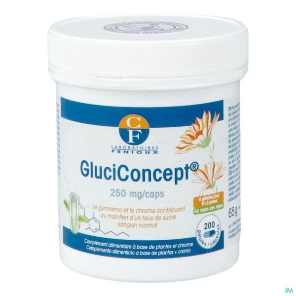 Gluciconcept Gélules 200x250mg
