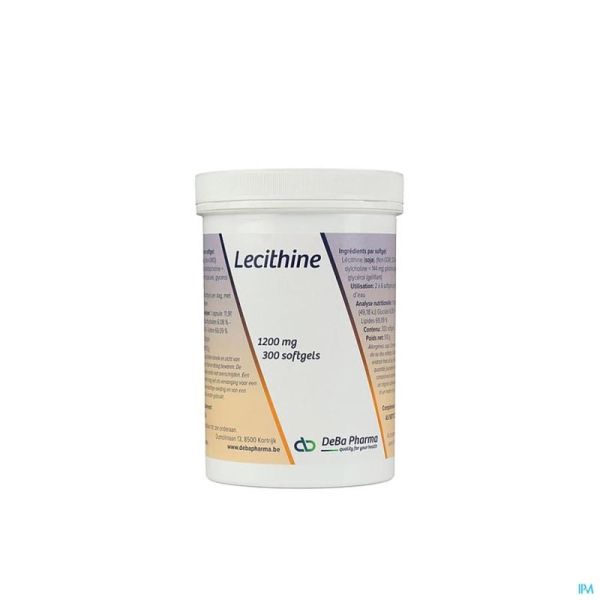 Lecithine Deba 300 Gélules 1200 Mg