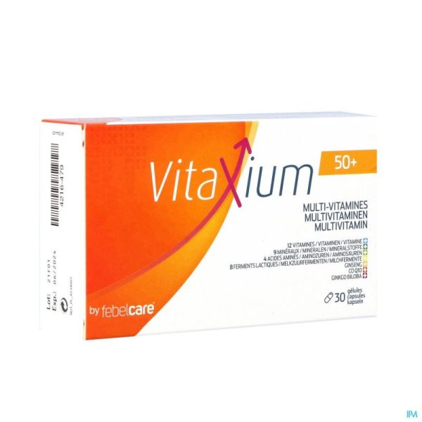Vitaxium 50+ Multi Vitamines 30 Gélules