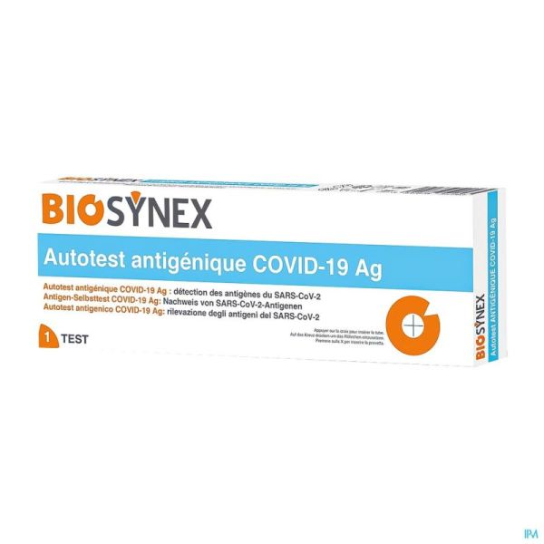 Autotest Antigénique Test Rapide Covid-19 Biosynex 1 Test
