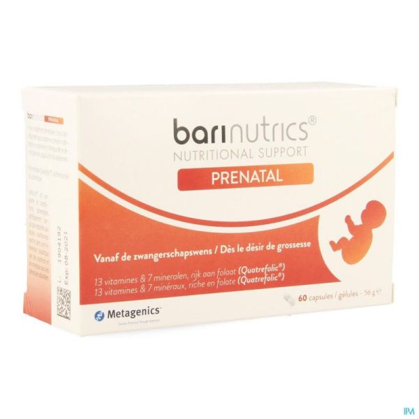 Barinutrics Prenatal Gélules 60 Metagenics