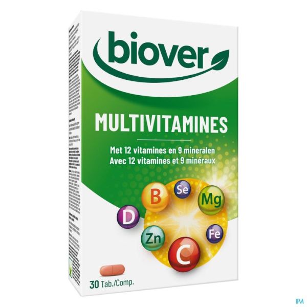 Biover Multivitamine Comprimés 30
