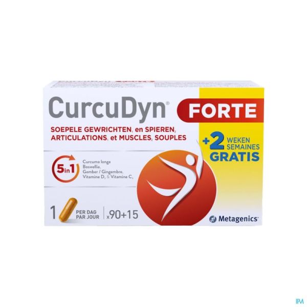 Curcudyn Forte 90+15 Gélules Metagenics