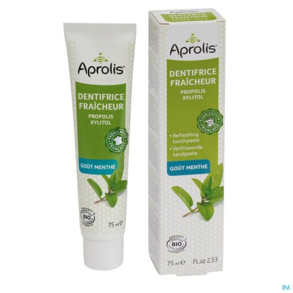 Dentifrice Fraicheur Aprolis Bio Tube 75ml