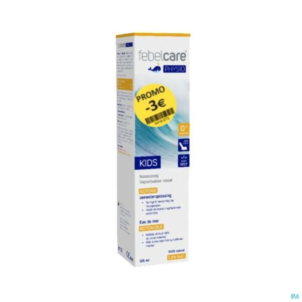 Febelcare Sérum Physiologique Isotonique en Spray Enfants 125ml Promo -3€