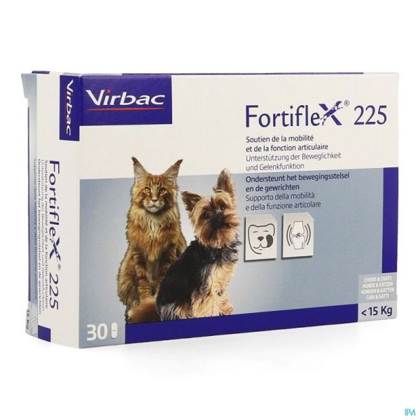 Fortiflex Vétérinaire Chien/chat <15 Kg 30 Com