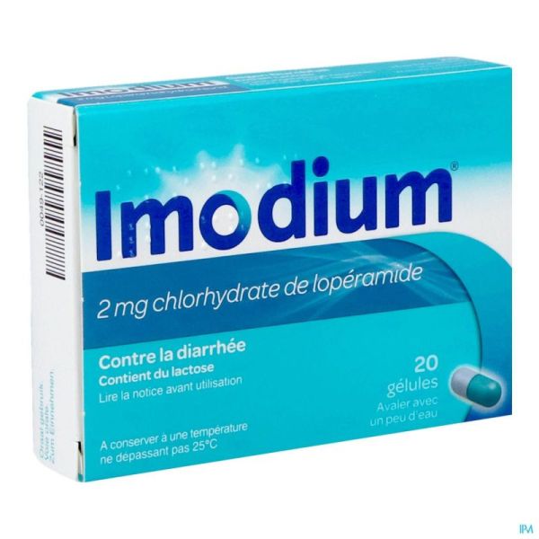 Imodium 20 Gélules 2 Mg