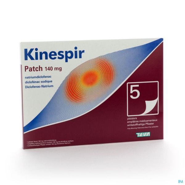 Kinespir Patch Ratiopharm 5 Emplat 140 M