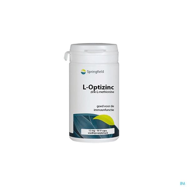 l-optizinc Zn l-methion.15mg Zn Springf.v-gélules 60