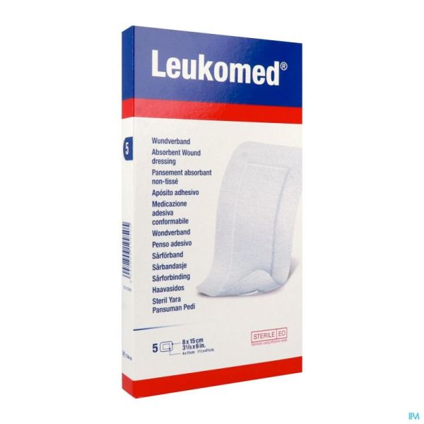 Leukomed Ster 8x15cm 72380-09 5 Pièce