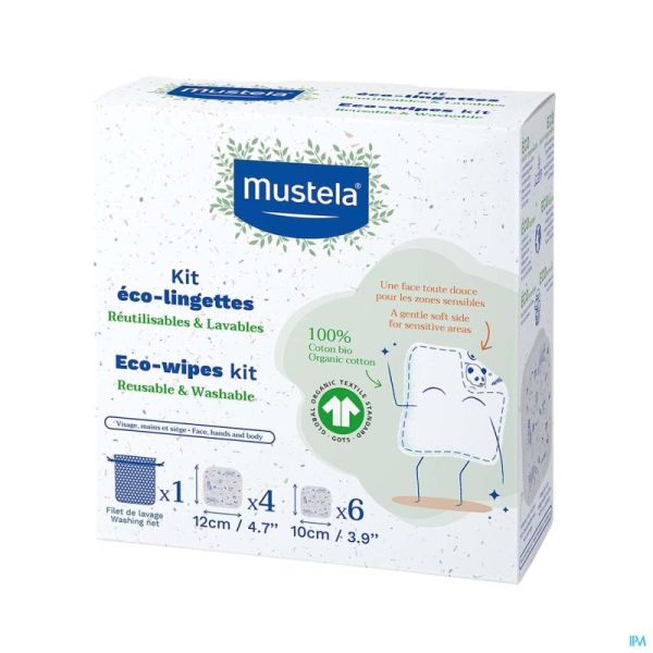Mustela Ch Mon 1er Kit Eco Lingettes 10