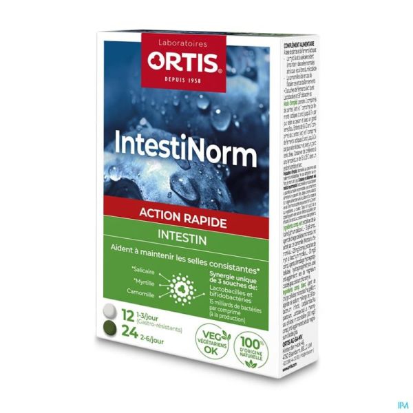 Ortis Intestinorm Comprimés 24 + 12