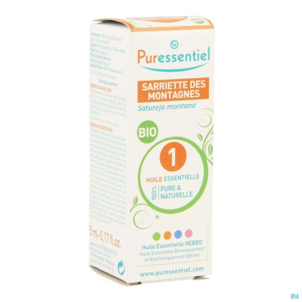 Puressentiel Sarriette des Montagnes Bio Huile Essentielle