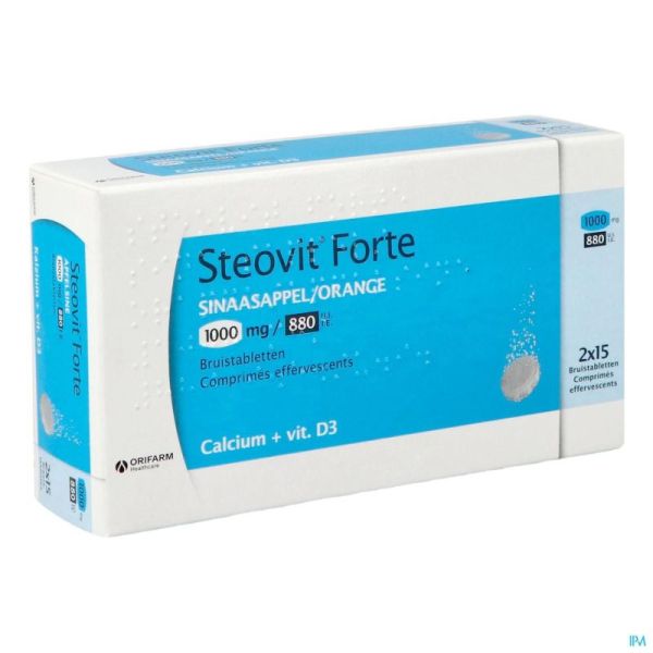 Steovit D3 Orange 30 Comprimés Effervescents 880 Ui