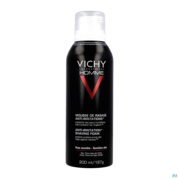 Vichy Homme Mousse à Raser Anti-irritations 200 Ml