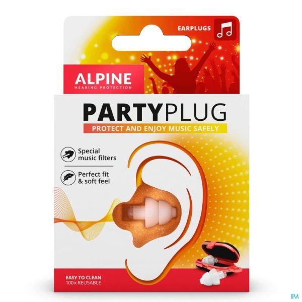 Alpine Partyplug Bouchon Oreille 1 Paire