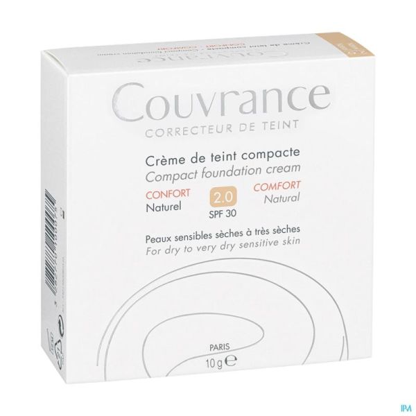 Avène Couvrance Crème Teintée Compacte Naturelle Confort