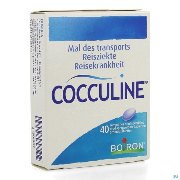 Boiron Cocculine 40 Comprimés