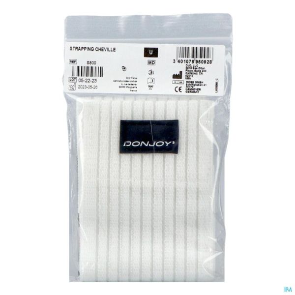 Donjoy Strapping Blanc Cheville