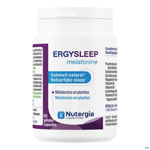 Ergysleep Melatonine Gélules 60