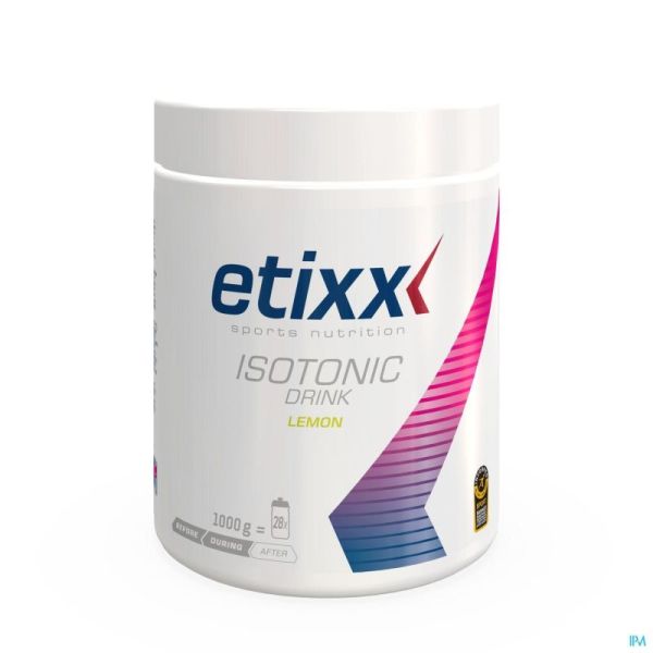 Etixx Isotonic Lemon Poudre 1 Kg