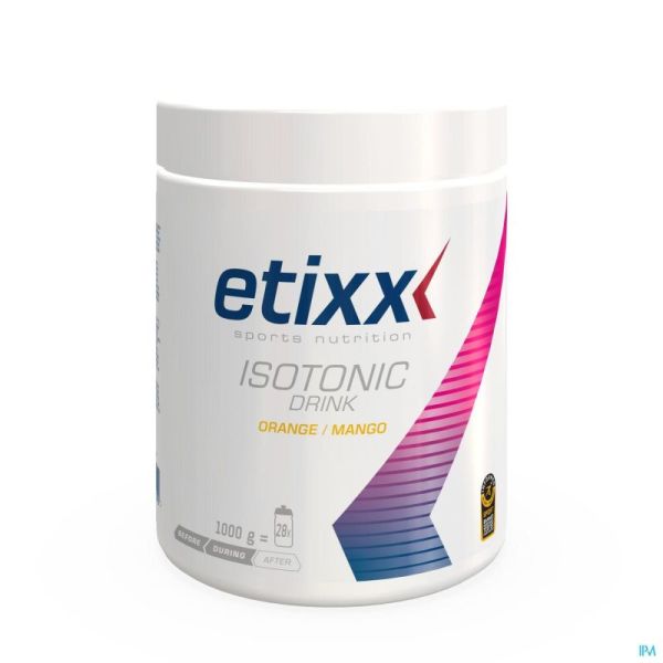 Etixx Isotonic Orange/mango Poudre 1 Kg