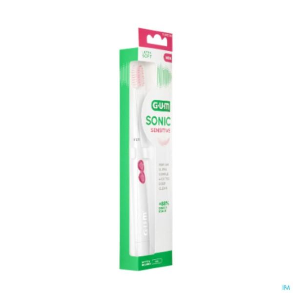 Gum Sonic Sensitive Brosse Dents Pile 4101mpk