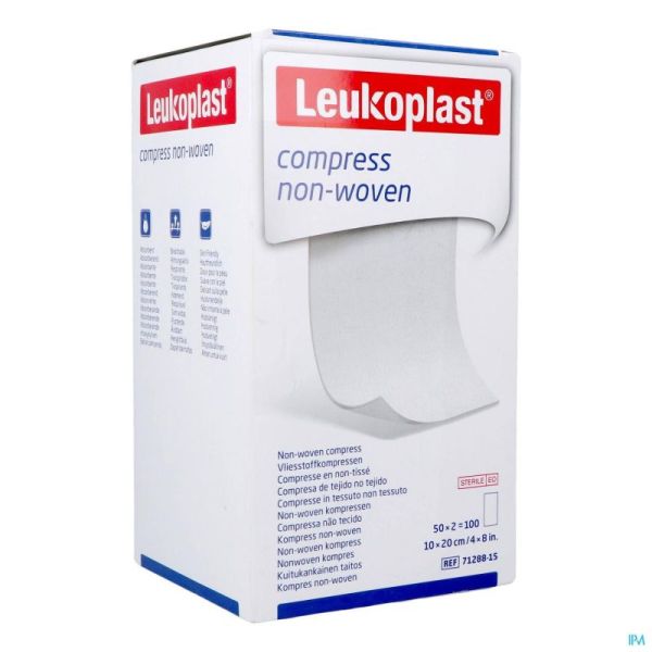 Leukoplast Compress N/woven St. 10cmx20cm 50x2