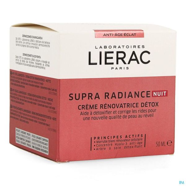 Lierac Supra Radiance Crème Nuit Pot 50ml