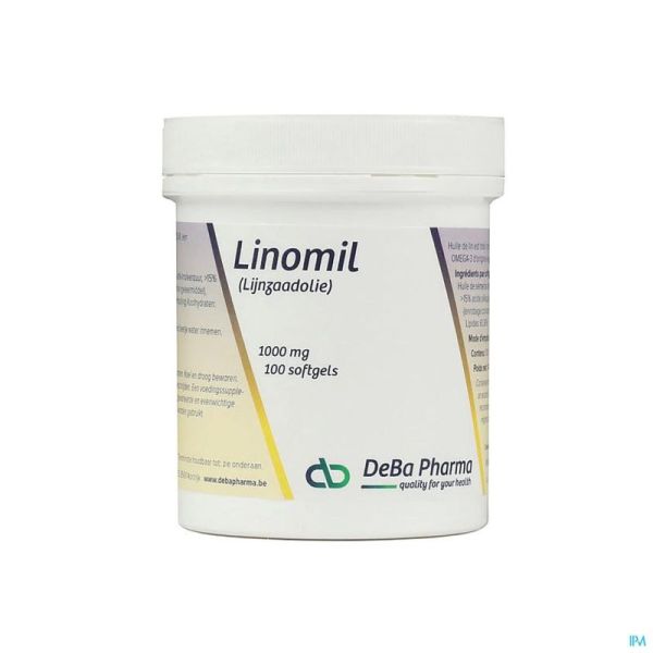 Linomil + Vit E 10mg Softgels 100 Deba