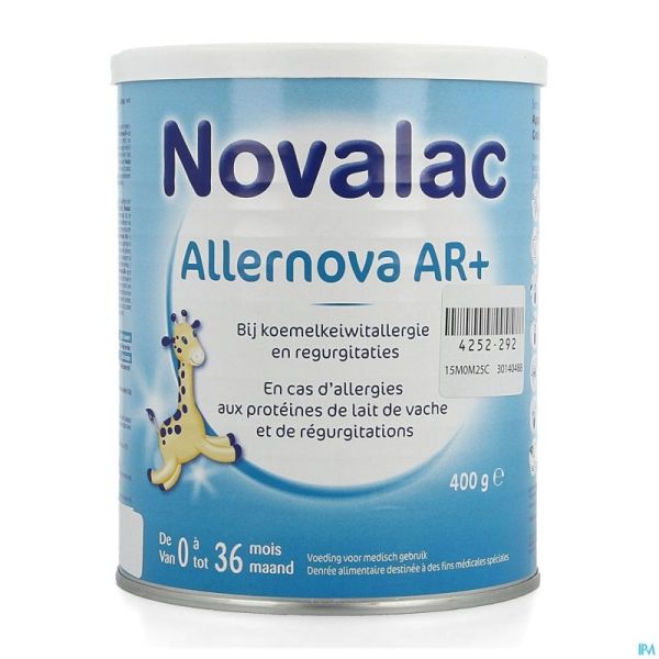 Novalac Allernova Ar+ 0-36 mois Poudre 400g